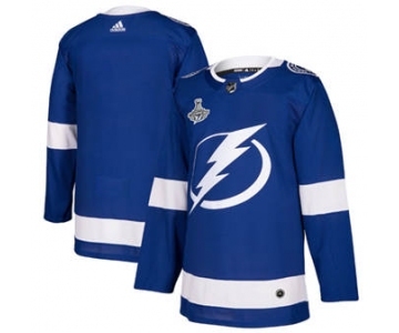 Men's Tampa Bay Lightning Blank 2021 Stanley Cup Champions Stitched Hockey Jersey