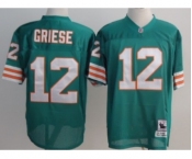 Miami Dolphins #12 Bob Griese Green Throwback Jersey