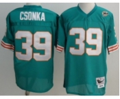 Miami Dolphins #39 Larry Csonka Green Throwback Jersey