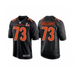 Men's Cincinnati Bengals #73 Jonah Williams 2022 Black Super Bowl LVI Game Stitched Jersey