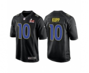 Men's Los Angeles Rams #10 Cooper Kupp Black 2022 Super Bowl LVI Game Stitched Jersey