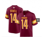 Men's Washington Commanders #14 Sam Howell  Red Vapor Untouchable Stitched Football Jersey