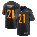 Men's Washington Commanders #21 Sean Taylor 2022 Black Game Stitched Jersey