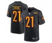 Men's Washington Commanders #21 Sean Taylor 2022 Black Game Stitched Jersey