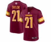 Men's Washington Commanders #21 Sean Taylor 2022 Burgundy Game Stitched Jersey