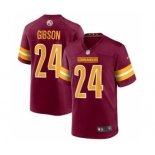 Men's Washington Commanders #24 Antonio Gibson 2022 Burgundy Game Stitched Jersey