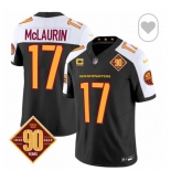 Men Washington Commanders #17 Terry McLaurin Black White F U S E 2024 Limited Stitched Football Jersey