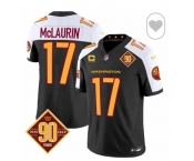 Men Washington Commanders #17 Terry McLaurin Black White F U S E 2024 Limited Stitched Football Jersey