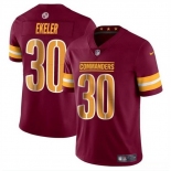 Men Washington Commanders #30 Austin Ekeler Burgundy Vapor Limited Stitched Football Jersey