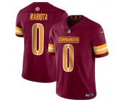 Men's Washington Commanders #0 Marcus Mariota Burgundy Vapor Limited Football Stitched Jersey