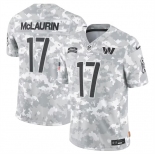 Men's Washington Commanders #17 Terry McLaurin Arctic Camo 2024 FUSE Salute to Service Limited Stitched Jersey