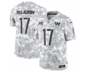 Men's Washington Commanders #17 Terry McLaurin Arctic Camo 2024 FUSE Salute to Service Limited Stitched Jersey