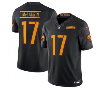 Men's Washington Commanders #17 Terry McLaurin Black 2024 F.U.S.E. Vapor Limited Football Stitched Jersey