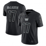 Men's Washington Commanders #17 Terry McLaurin Black Reflective Limited Stitched Football Jersey