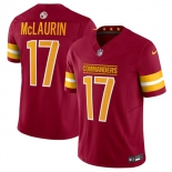 Men's Washington Commanders #17 Terry McLaurin Burgundy 2024 F.U.S.E. Vapor Limited Football Stitched Jersey