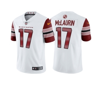 Men's Washington Commanders #17 Terry McLaurin White Vapor Untouchable Stitched Football Jersey