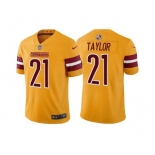 Men's Washington Commanders #21 Sean Taylor Gold Vapor Untouchable Stitched Football Jersey