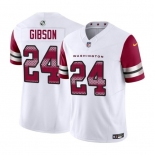 Men's Washington Commanders #24 Antonio Gibson White 2023 F.U.S.E. Vapor Limited Football Stitched Jersey