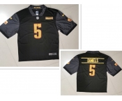 Men's Washington Commanders #5 Jayden Daniels Nike Black Alternate Vapor Untouchable Limited Jersey