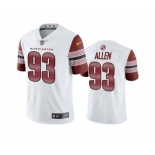 Men's Washington Commanders #93 Jonathan Allen White Vapor Untouchable Stitched Football Jersey