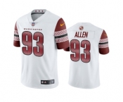 Men's Washington Commanders #93 Jonathan Allen White Vapor Untouchable Stitched Football Jersey