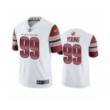 Men's Washington Commanders #99 Chase Young White Vapor Untouchable Stitched Football Jersey