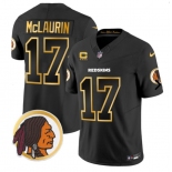 Men's Washington Redskins #17 Terry McLaurin 2023 F.U.S.E Olive Black Gold Nike Limited Jersey