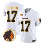 Men's Washington Redskins #17 Terry McLaurin 2023 F.U.S.E Olive White Gold Nike Limited Jersey