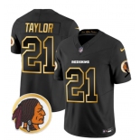 Men's Washington Redskins #21 Sean Taylor Black 2023 F.U.S.E Stitched Football Limited Golden Edition Jersey