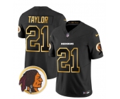 Men's Washington Redskins #21 Sean Taylor Black 2023 F.U.S.E Stitched Football Limited Golden Edition Jersey