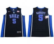 DUKE Blue Devils #5 R.J. Barrett Black Blue Basketball Elite Stitched NCAA Jersey