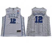 Duke Blue Devils #12 Zion Williamson White Basketball Elite Stitched NCAA Jersey