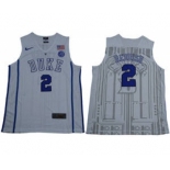 Duke Blue Devils #2 Cameron Reddish White Stitched NCAA Basketball Jersey