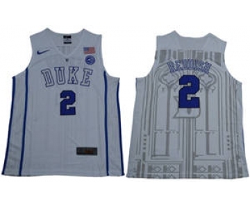 Duke Blue Devils #2 Cameron Reddish White Stitched NCAA Basketball Jersey