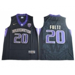 Huskies #20 Markelle Fultz Black Basketball Stitched NCAA Jersey