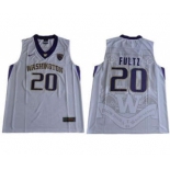 Huskies #20 Markelle Fultz White Basketball Stitched NCAA Jersey