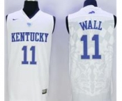 Kentucky Wildcats #11 John Wall White Basketball Stitched NCAA Jersey