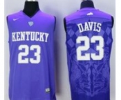 Kentucky Wildcats #23 Anthony Davis Blue Basketball Stitched NCAA Jersey