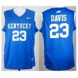 Kentucky Wildcats #23 Anthony Davis Royal Blue College Basketball Jersey