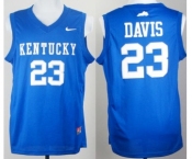 Kentucky Wildcats #23 Anthony Davis Royal Blue College Basketball Jersey