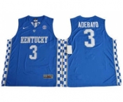 Kentucky Wildcats #3 Edrice Adebayo Royal Blue Basketball Stitched NCAA Jersey