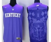 Kentucky Wildcats Blank Blue Basketball Stitched NCAA Jersey