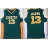 Kinston High School #13 Brandon Ingram Green High School Basketball Jersey