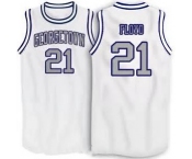 Men's Georgetown Hoyas #21 Floyd White Stitched Jersey