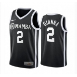 Men's Mamba #2 Gianna Black Basketball  Stitched Nike Jersey