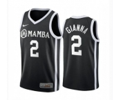 Men's Mamba #2 Gianna Black Basketball  Stitched Nike Jersey