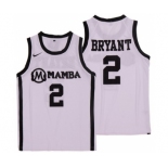 Men's Mamba #2 Gianna White College Basketball Swingman Stitched Jersey