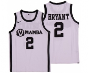 Men's Mamba #2 Gianna White College Basketball Swingman Stitched Jersey