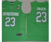 Michigan State Spartans #23 Draymond Green Apple Green Basketball Stitched NCAA Jersey