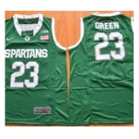 Michigan State Spartans #23 Draymond Green Green Basketball Stitched NCAA Jersey